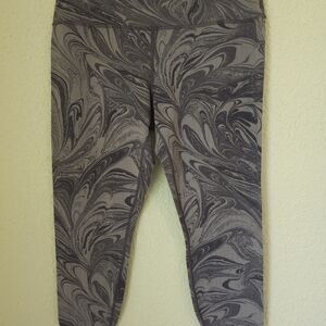 Athleta Gray Swirl Leggings